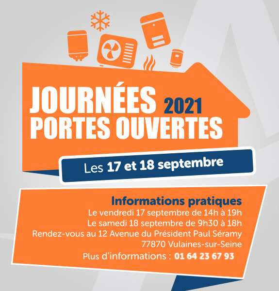 Journées portes ouvertes le 17 et 18 septembre 2021